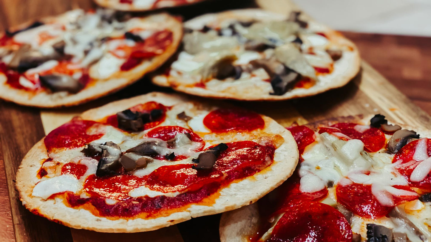 Mini Tortilla Pizzas