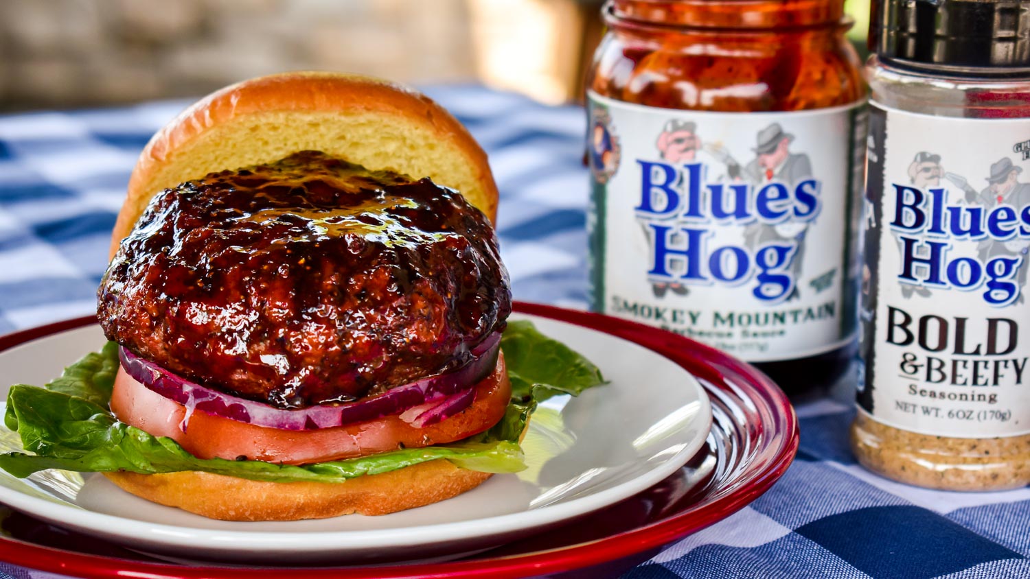 Sauced AF Hamburger &ndash; Blues Hog