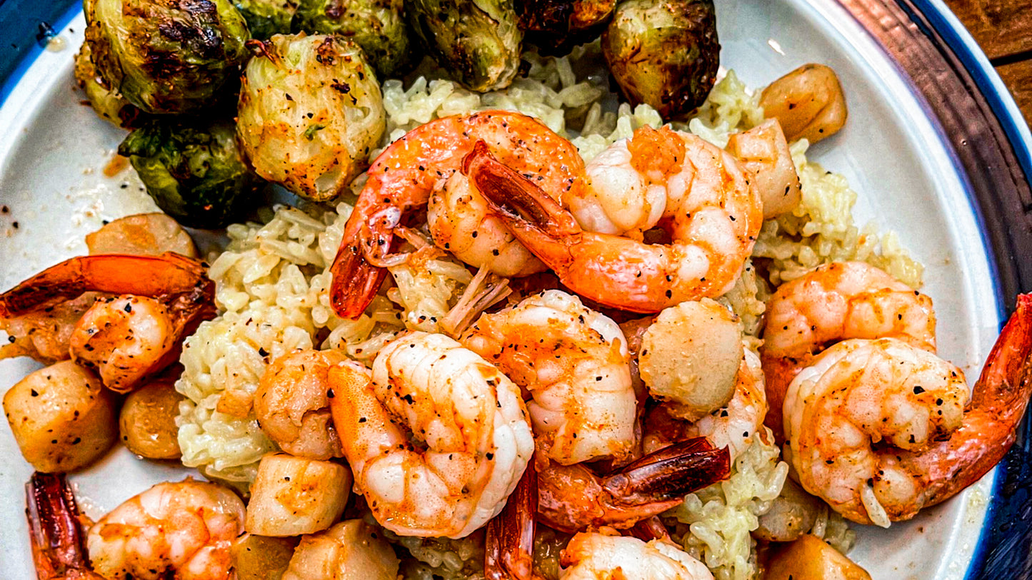 Blues Hog Seafood Plate