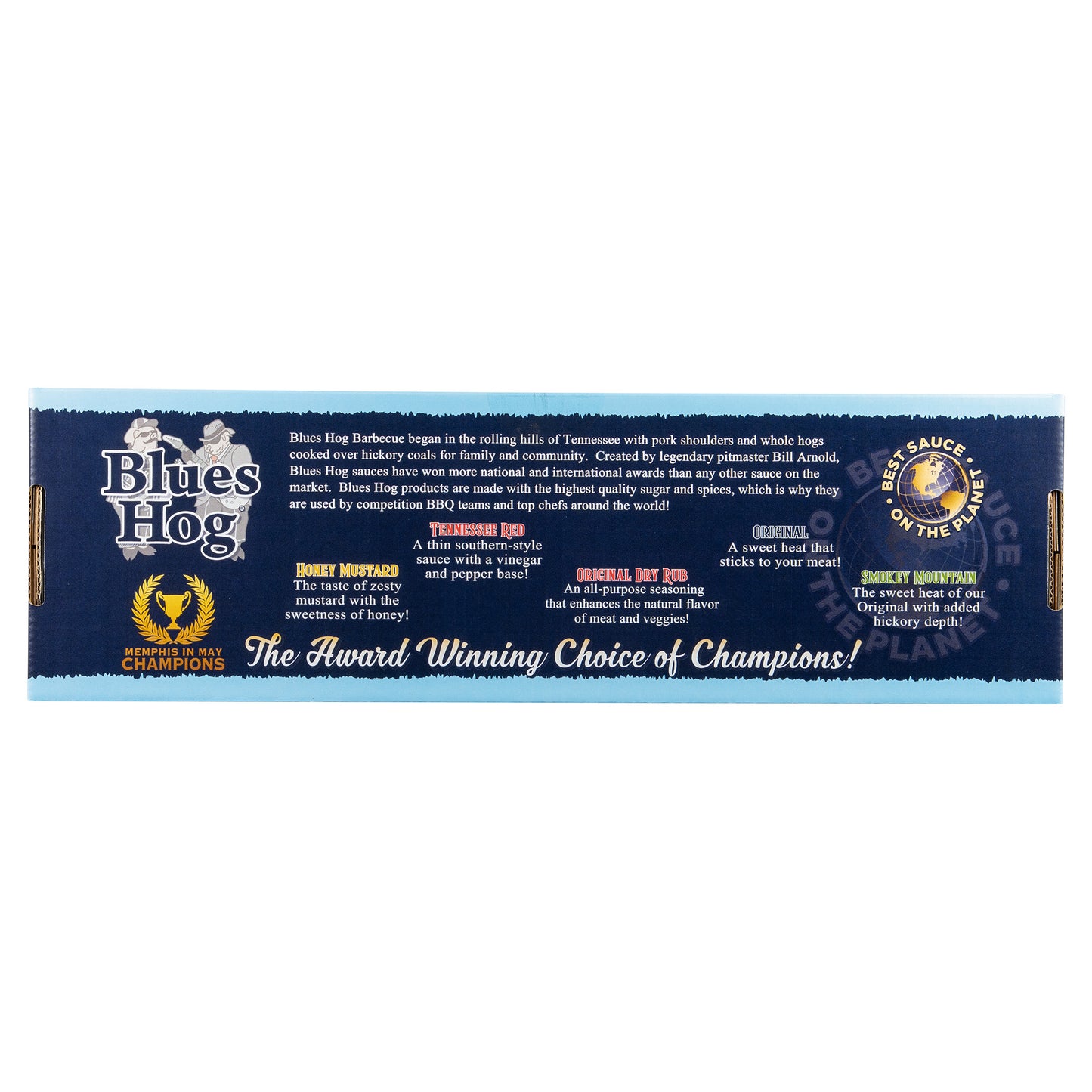 Blues Hog Premium Gift Set – BBQ Sauce & Rub Sampler Pack | Choice of Champions Variety Pack, All‑Natural & Made in the USA - Blues Hog