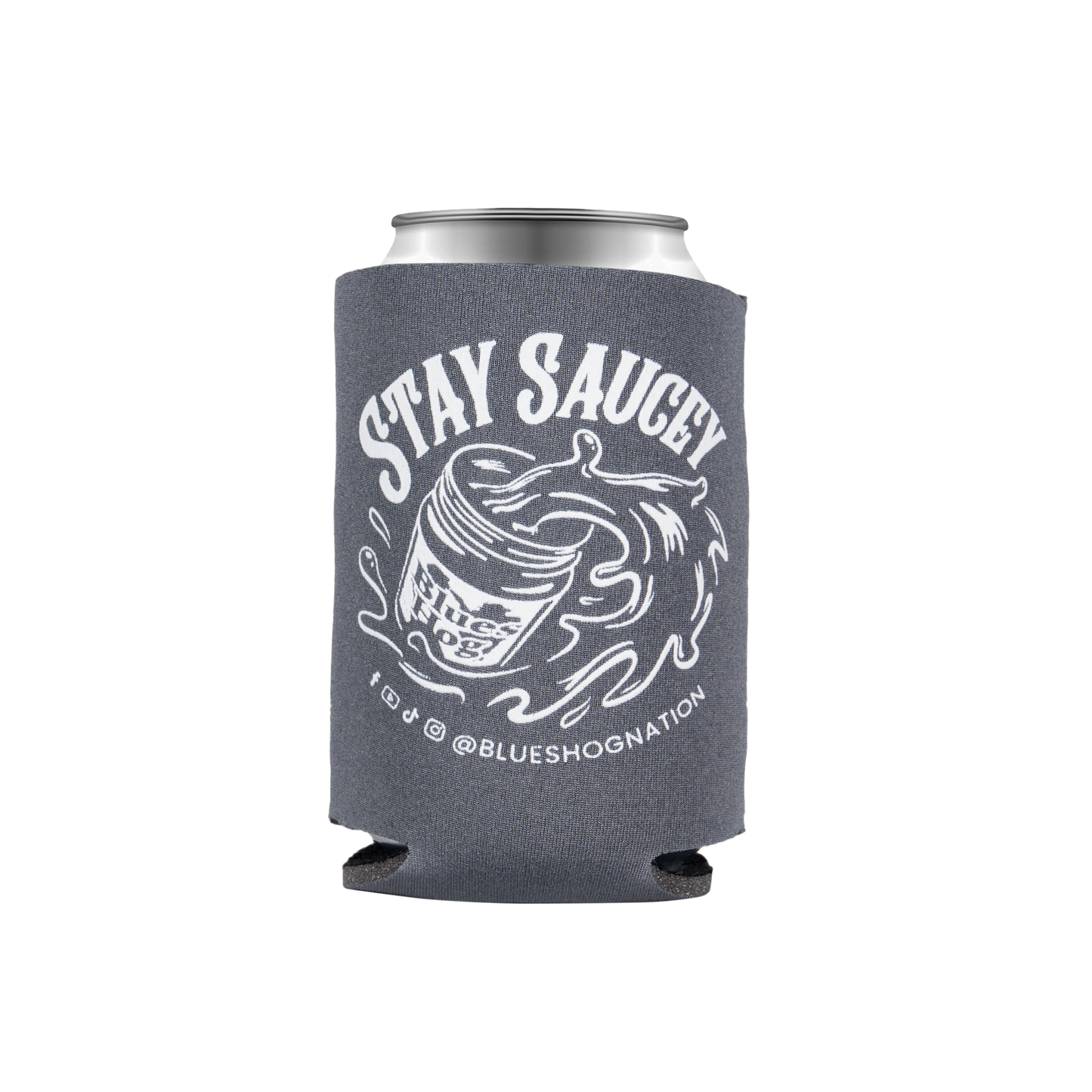 Stay Saucey 12oz Koozie - Blues Hog