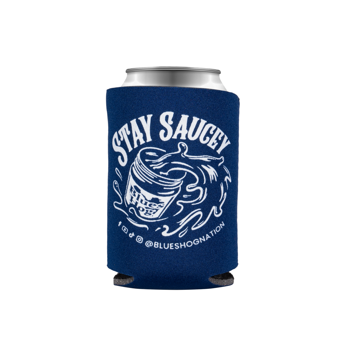 Stay Saucey 12oz Koozie - Blues Hog