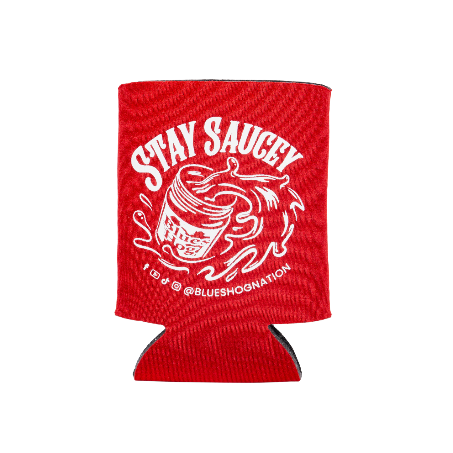 Stay Saucey 12oz Koozie - Blues Hog