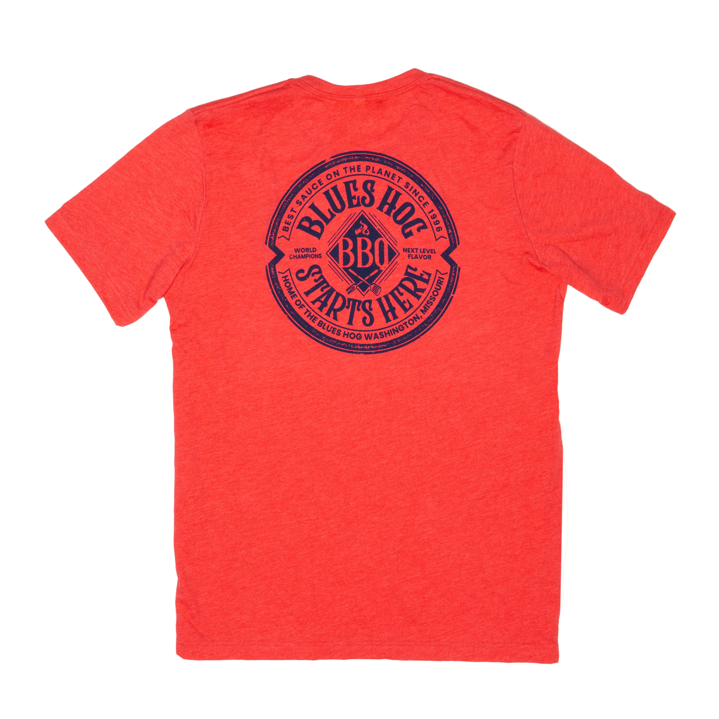 Blues Hog BBQ Starts Here T-Shirt - Blues Hog