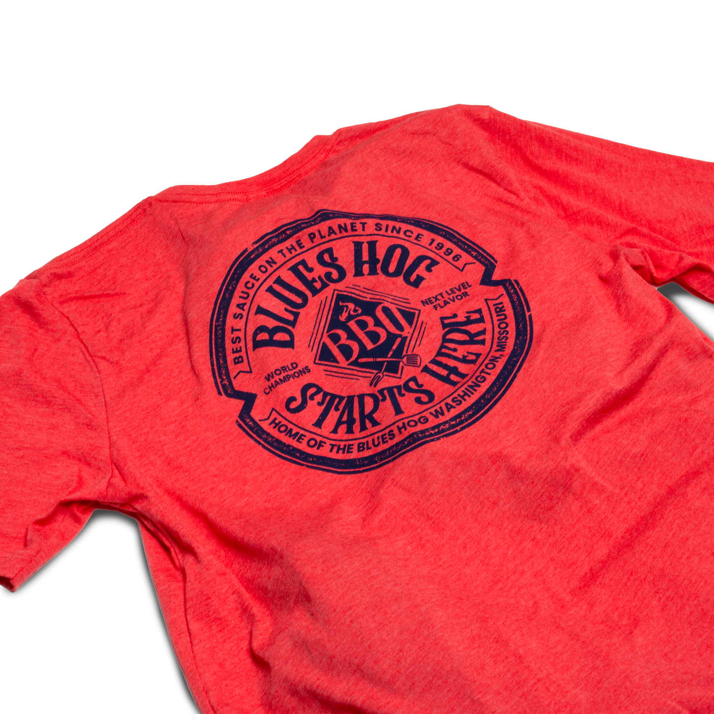 Blues Hog BBQ Starts Here T-Shirt - Blues Hog