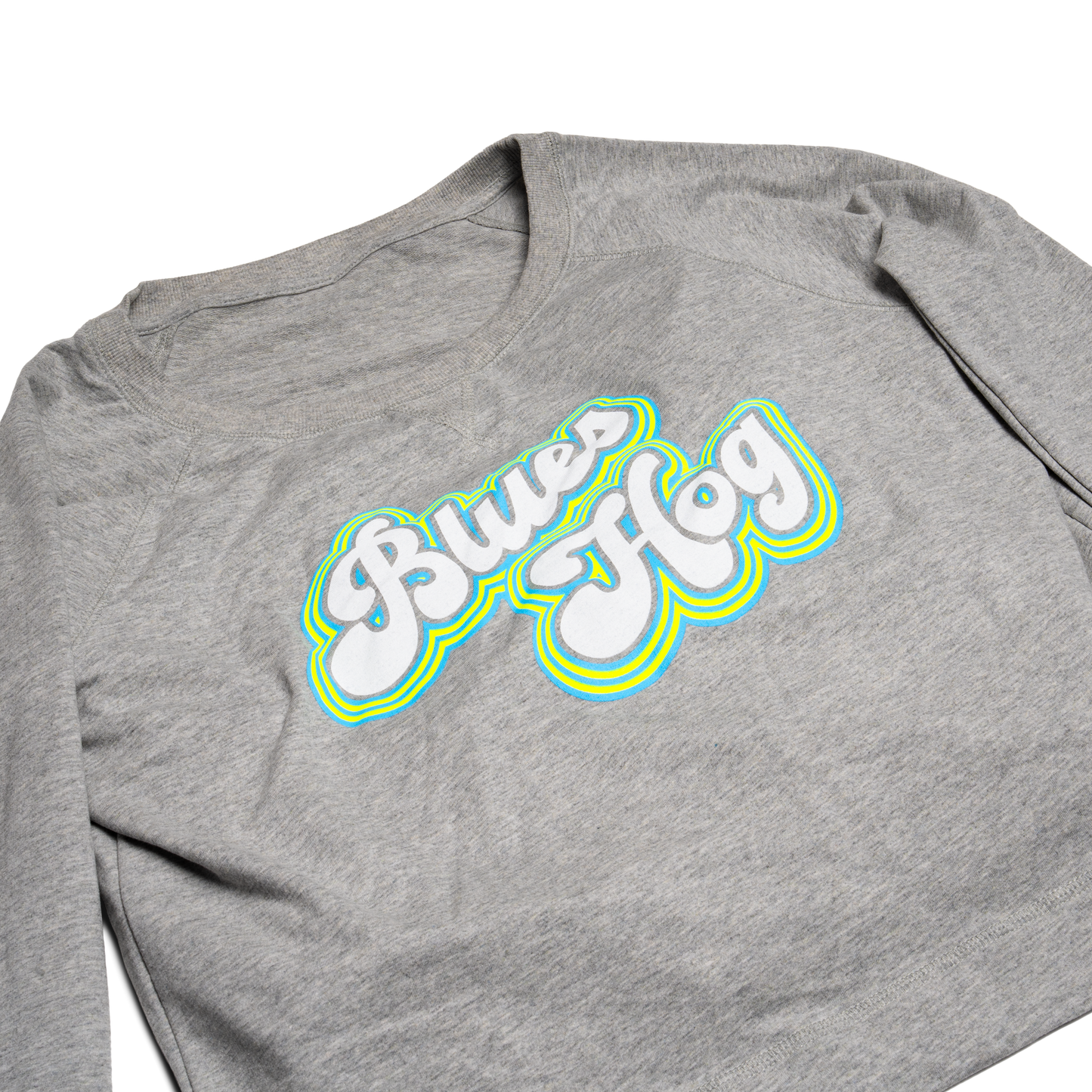 Blues Hog Outline Long Sleeve Crewneck - Blues Hog