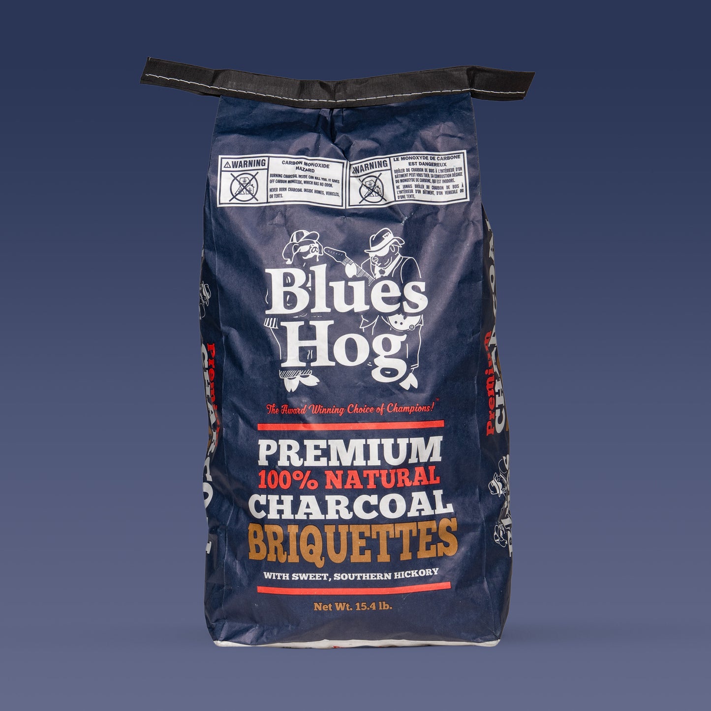 Blues Hog Charcoal Briquettes 15.4 lb. - Blues Hog