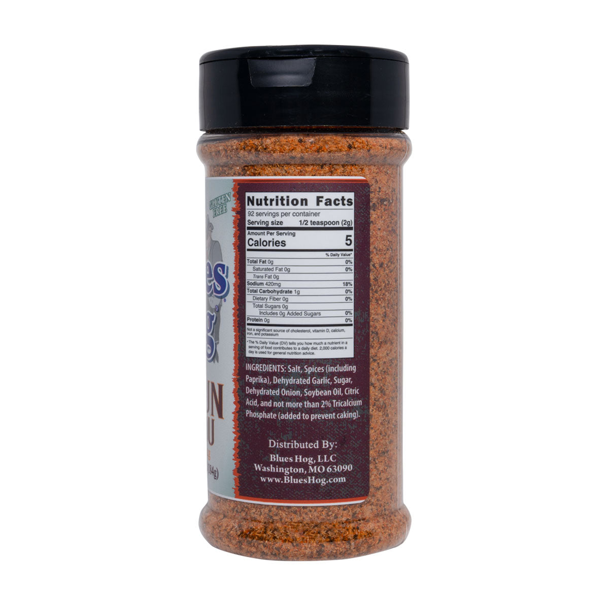 Kfred Cajun Seasoning Blues Hog Cajun Bayou Seasoning, Bold Cajun Spice Blend, All-Natural, Gluten-Free, , 6.5 Oz Food Products