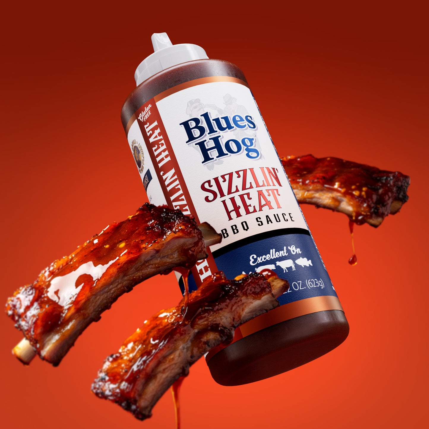 Sizzlin' Heat BBQ Sauce - Blues Hog