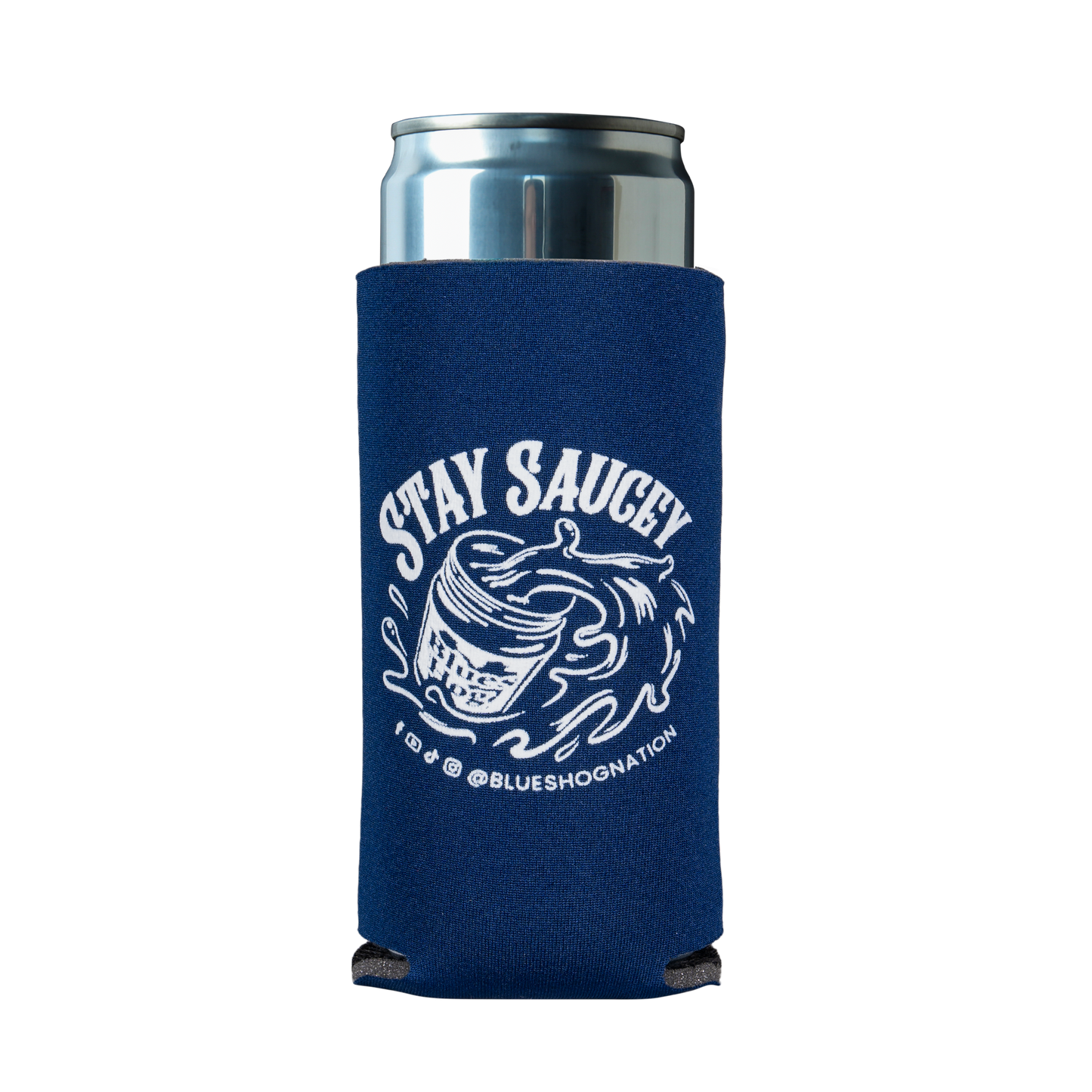 Stay Saucey Slim Koozie - Blues Hog
