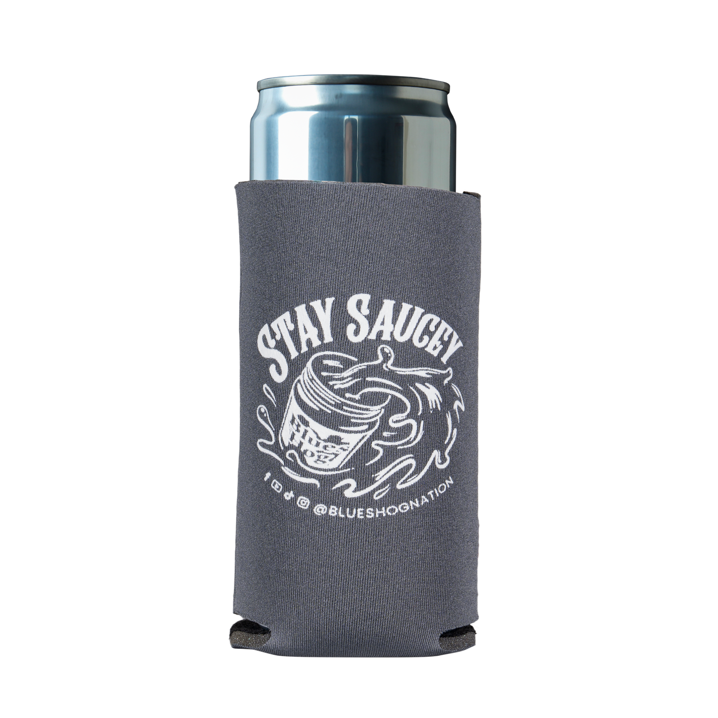 Stay Saucey Slim Koozie - Blues Hog