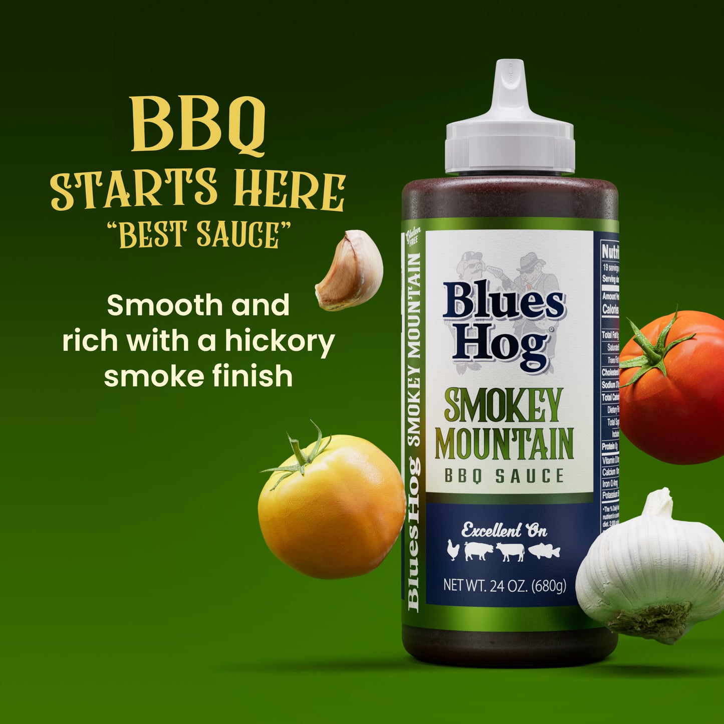 Smokey Mountain BBQ Sauce - Blues Hog