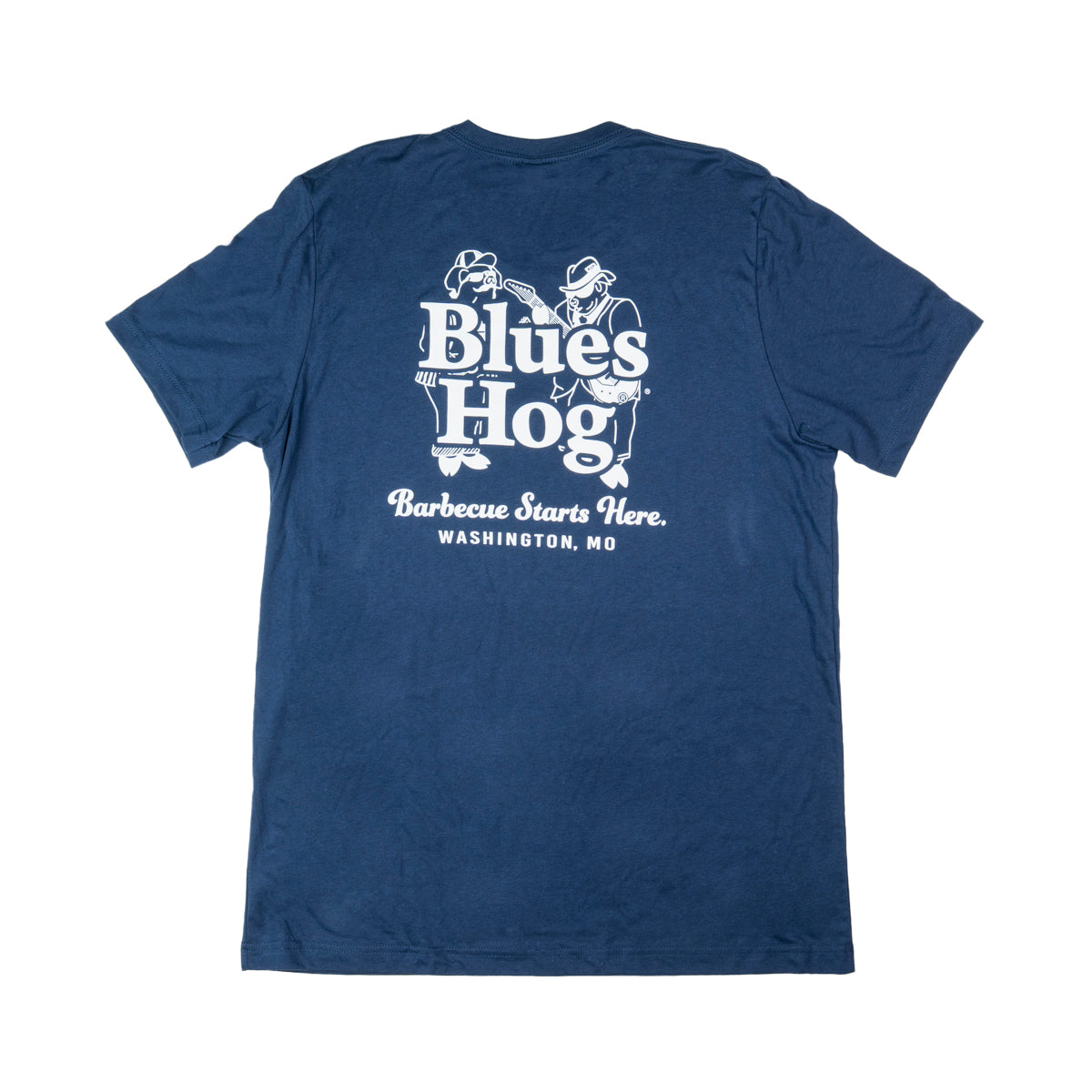 Sticks to Your Meat Neon T-Shirt - Blues Hog