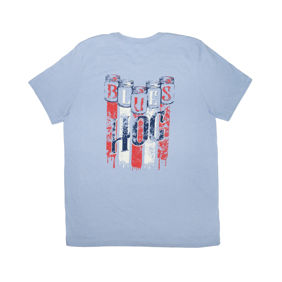 【BAON】 [unisex] Chener Print Hood Tee Blues Hog Saucey Jars T-Shirt