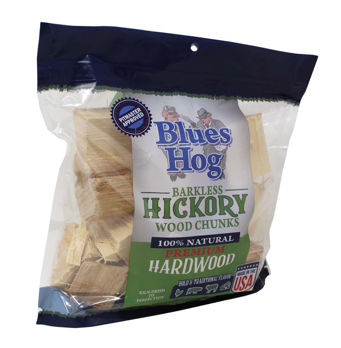 Blues Hog Barkless Hickory Wood Chunks - Blues Hog