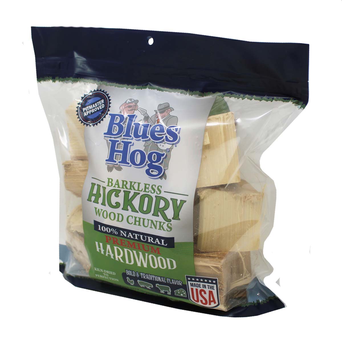 Blues Hog Barkless Hickory Wood Chunks - Blues Hog