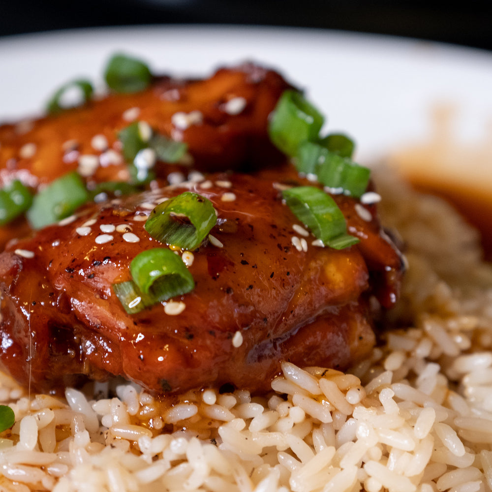 Crockpot Zesty Asian Chicken Thighs