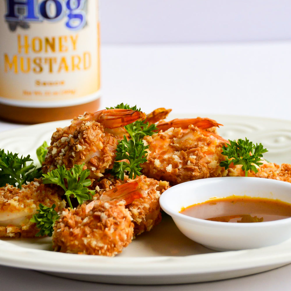 Coconut Shrimp with Sweet Mustard Dipping Sauce