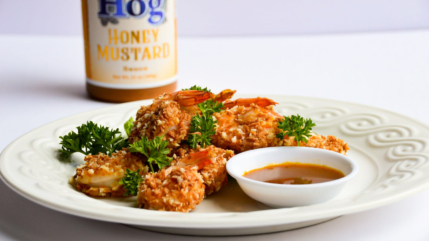 Coconut Shrimp with Sweet Mustard Dipping Sauce