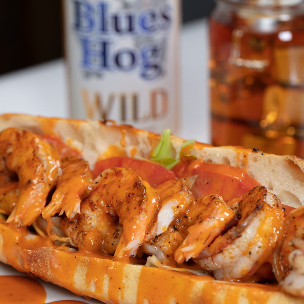 Grilled Shrimp Po' Boy