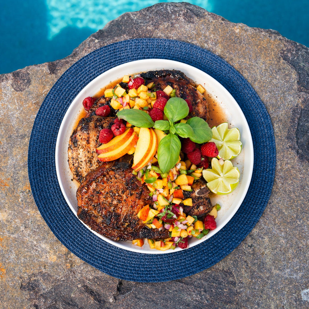 Poolside Pork Chops