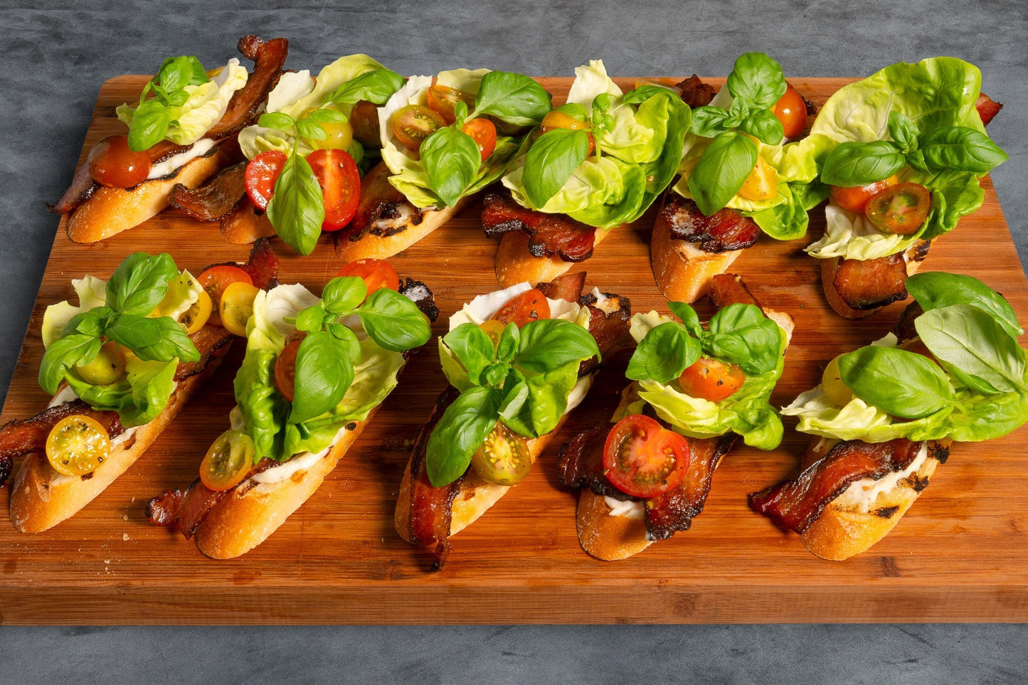 Truffled BLT Bruschetta