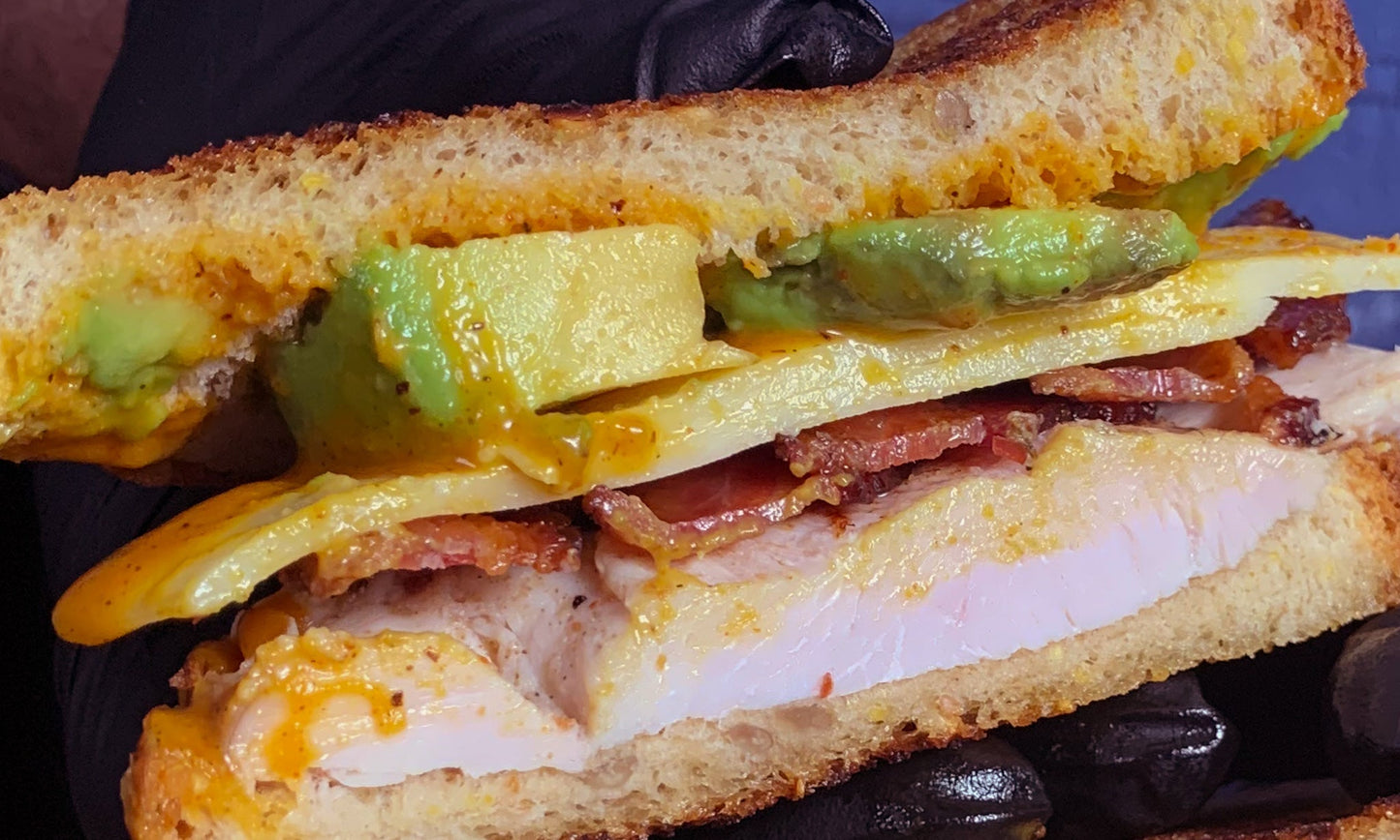 Bacon, Turkey, Avocado Sandwich