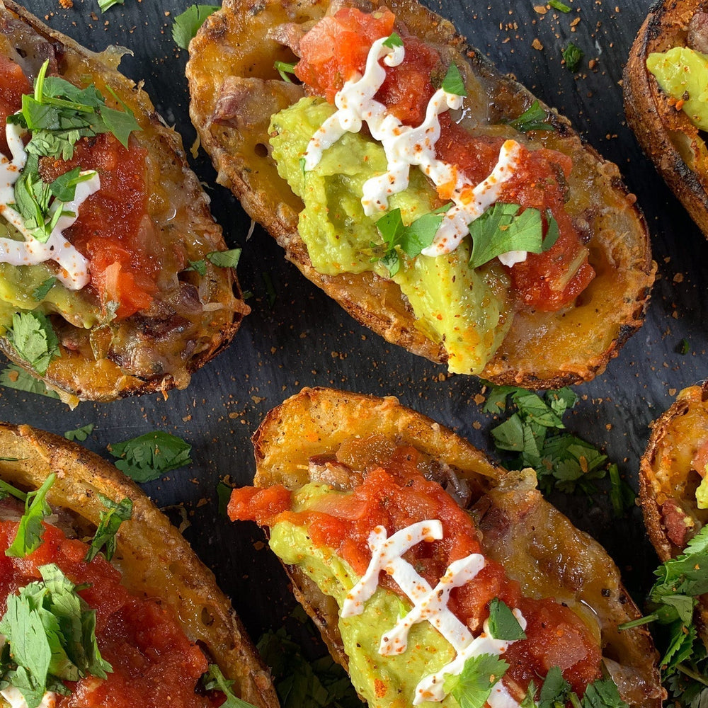 Carne Asada Potato Skins