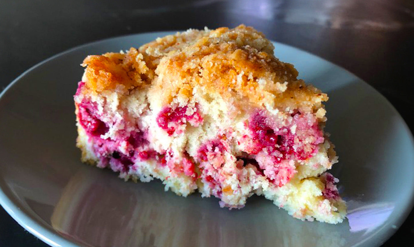 Raspberry Chipotle Coffee Cake