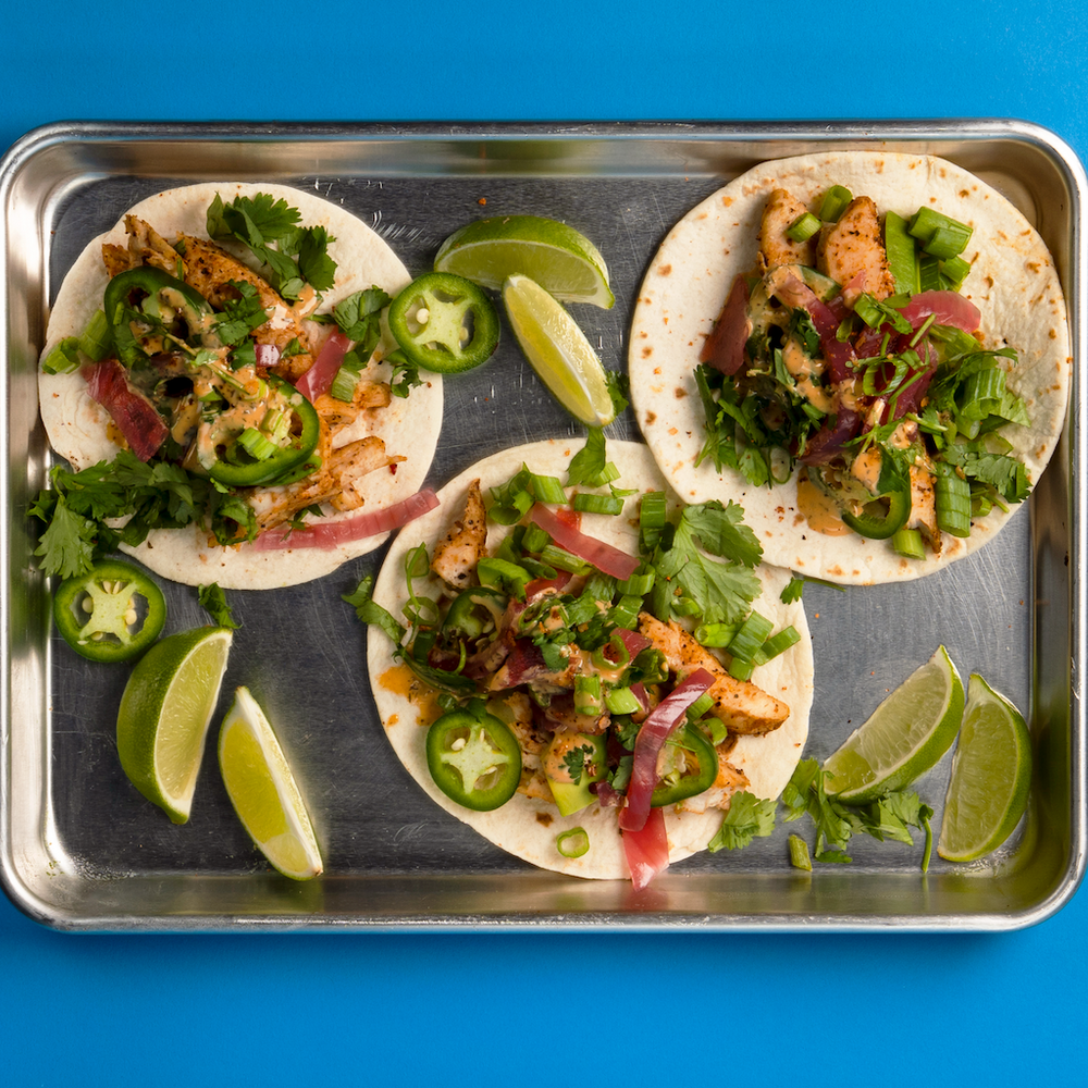 Fiesta Ranch Chicken Tacos