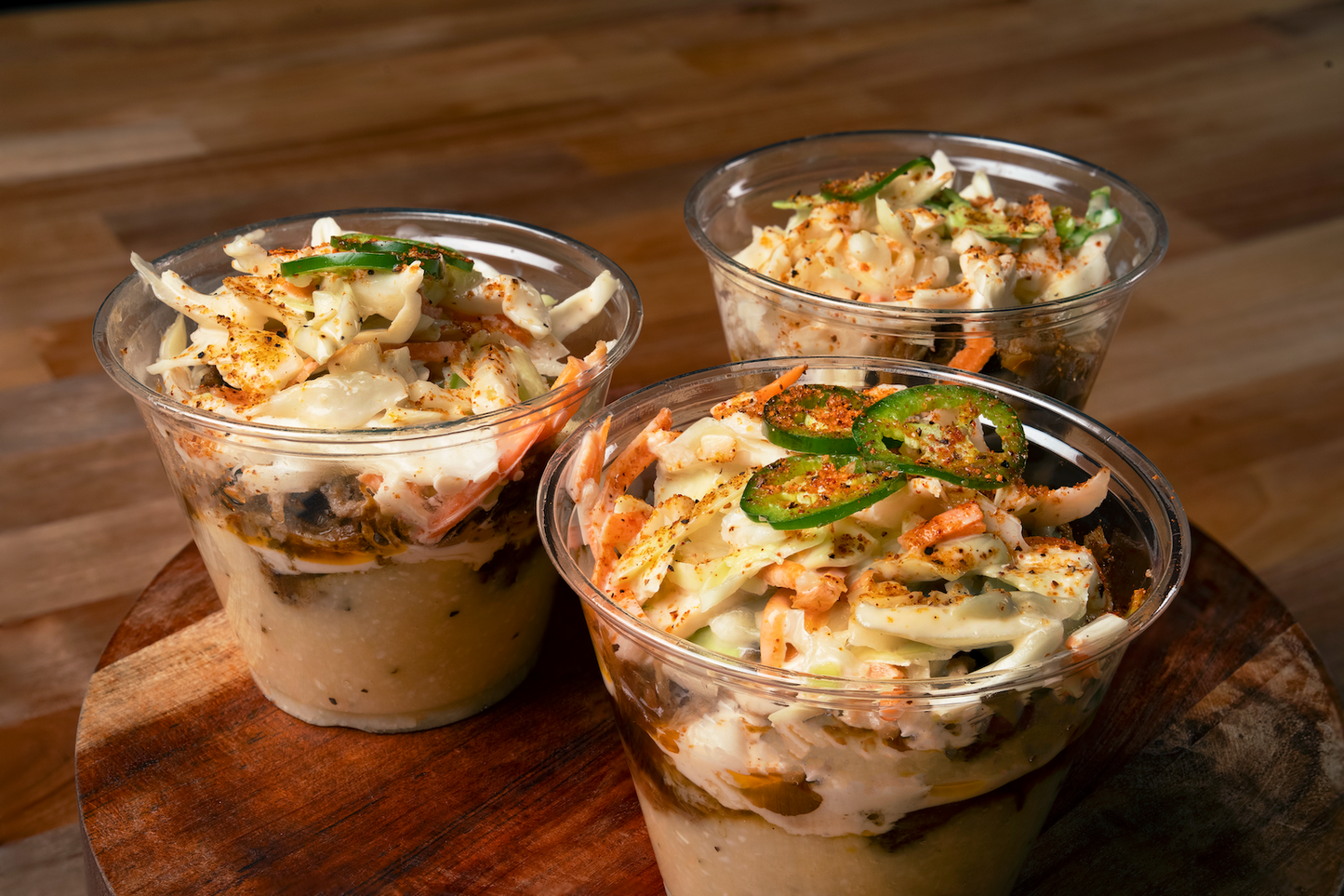 Cheesy Grits + Pulled Pork Cups