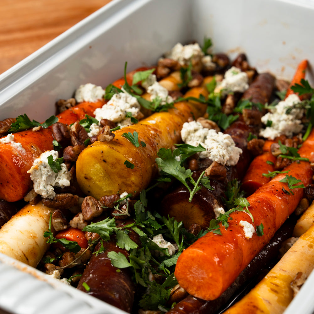 Whiskey Blues Glazed Carrots