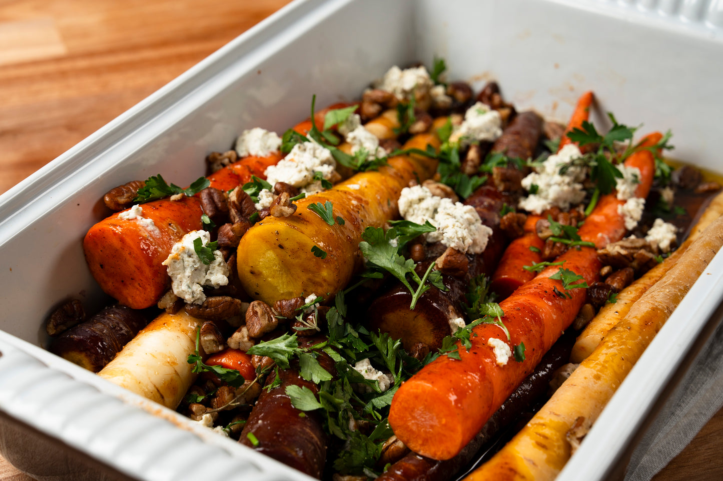 Whiskey Blues Glazed Carrots