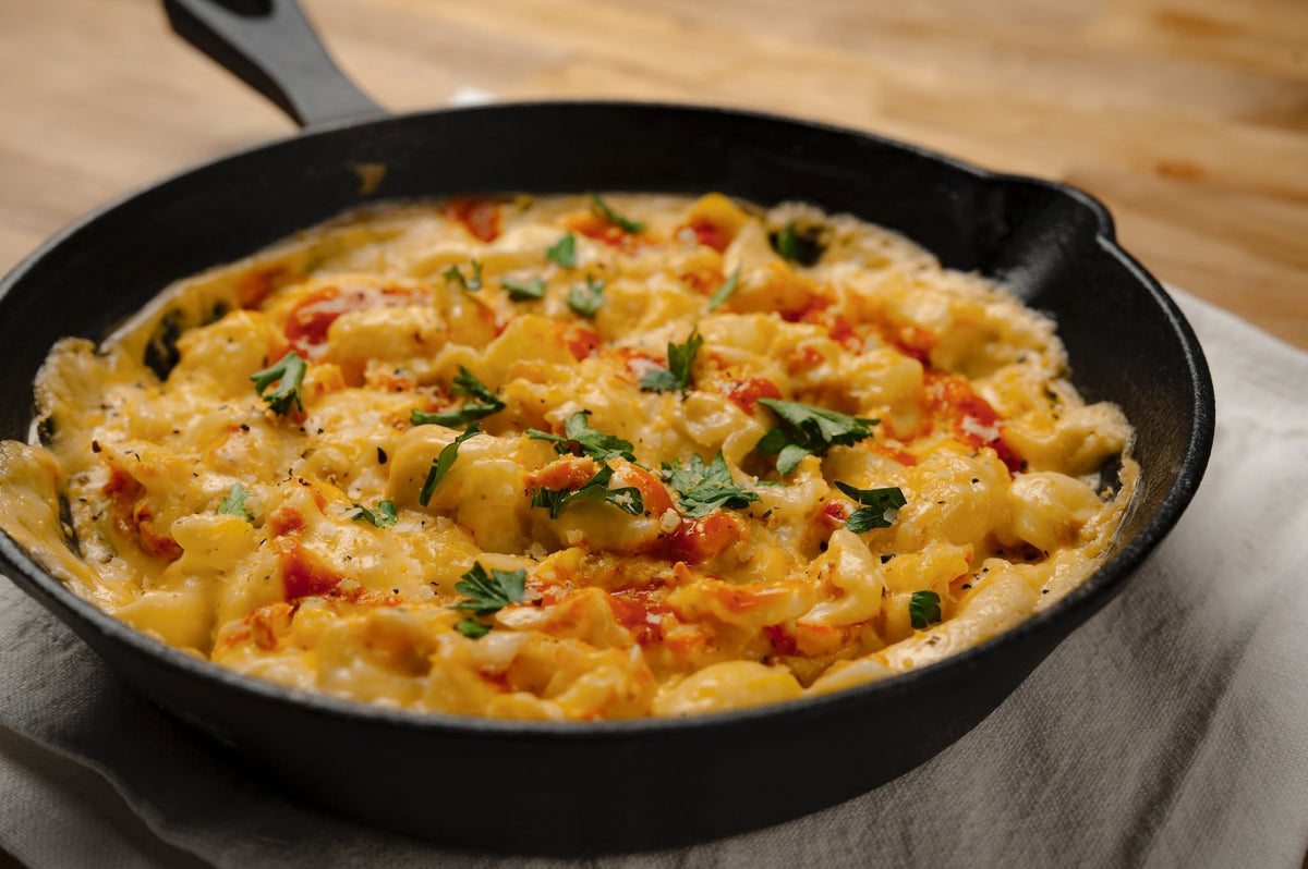 Creamy Baked Buffalo Mac and Cheese 