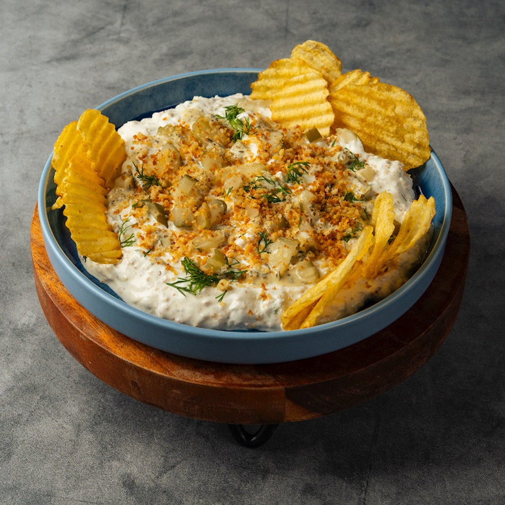 Spicy Fried Pickle Dip