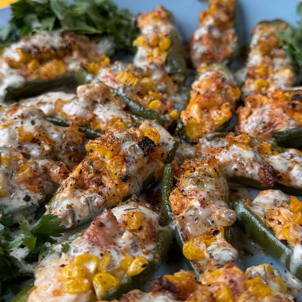 Street Corn Jalapeño Poppers