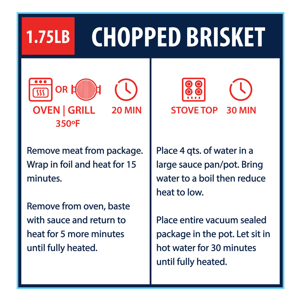 
                      
                        Wagyu Competition Style, Chopped Brisket - 1.75 lb. - Blues Hog
                      
                    