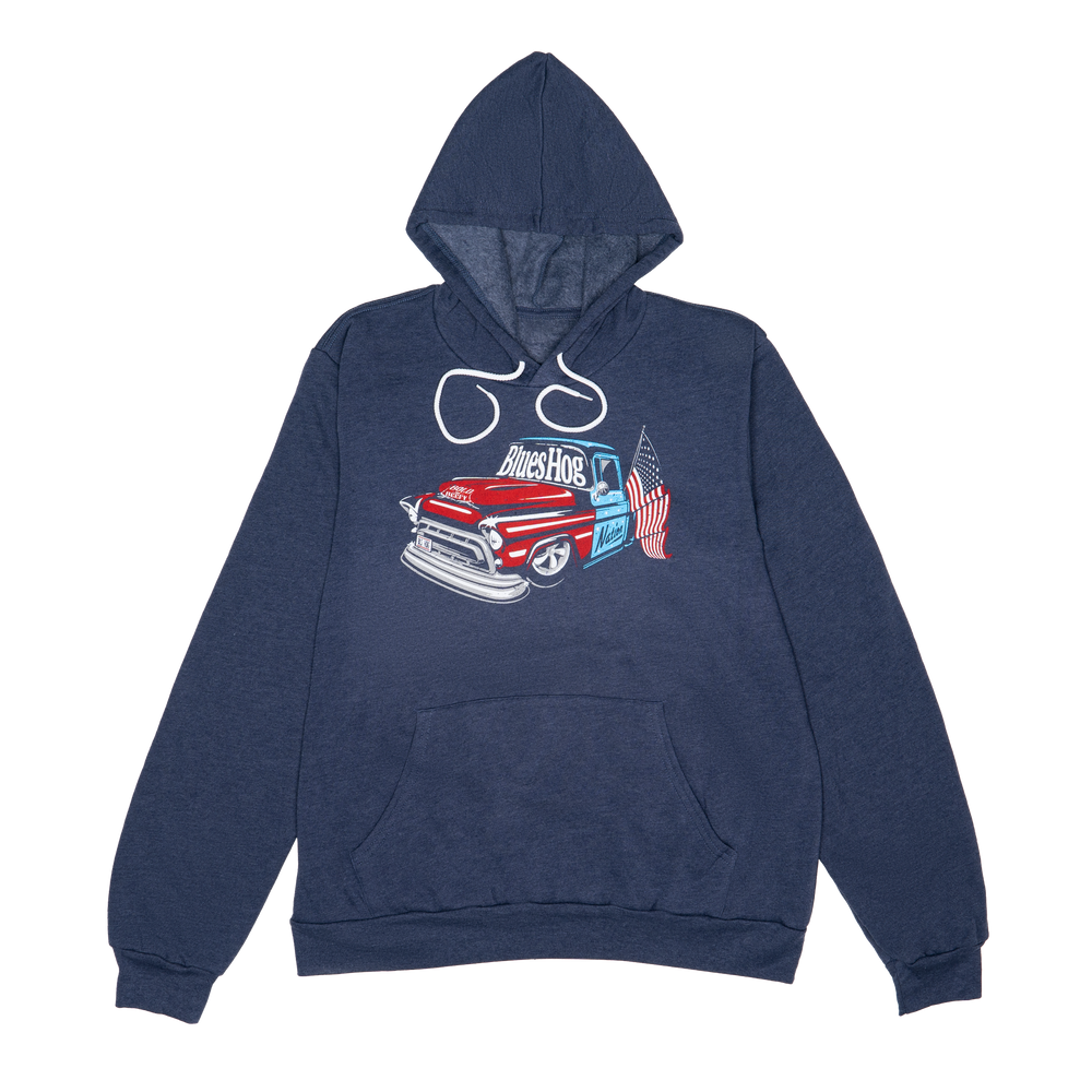 Blues Hog Patriotic Truck Hoodie - Blues Hog