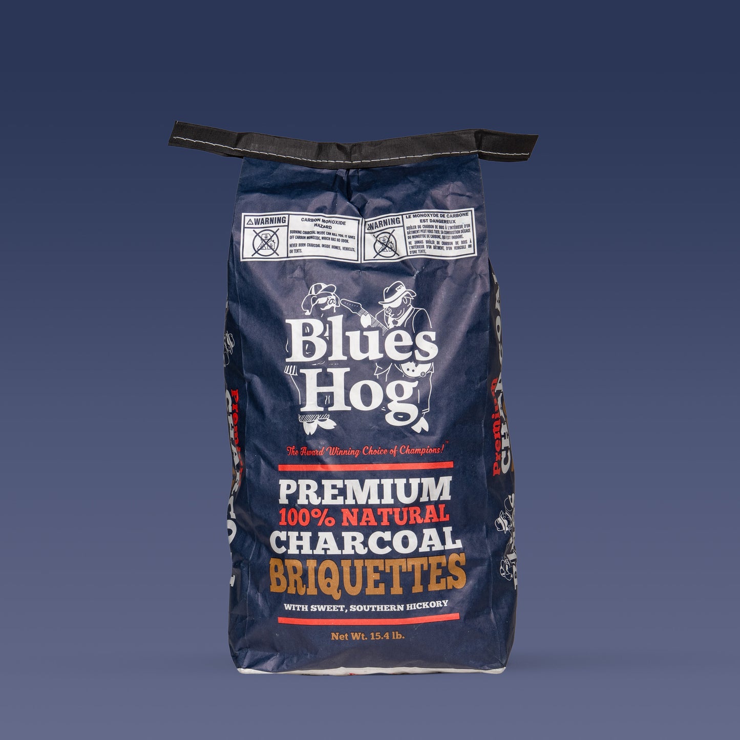 Blues Hog Charcoal Briquettes 15.4 lb. - Blues Hog