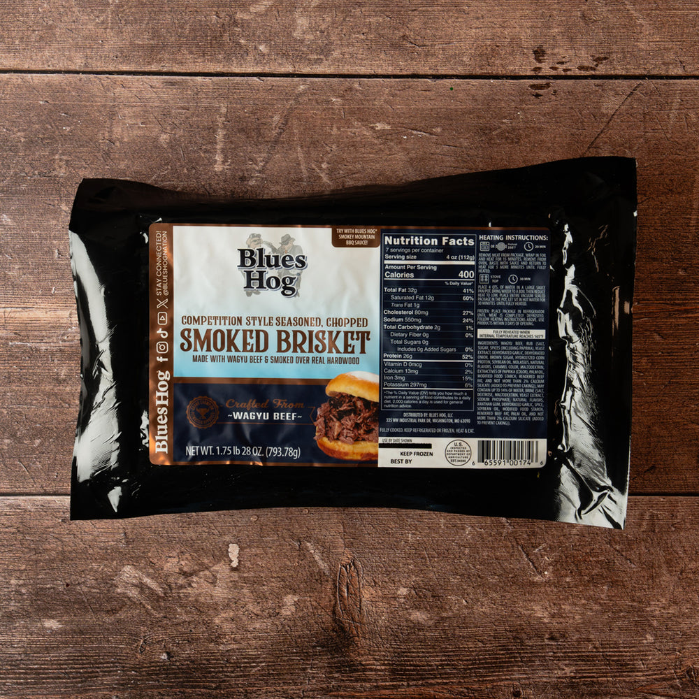 Wagyu Competition Style, Chopped Brisket - 1.75 lb. - Blues Hog