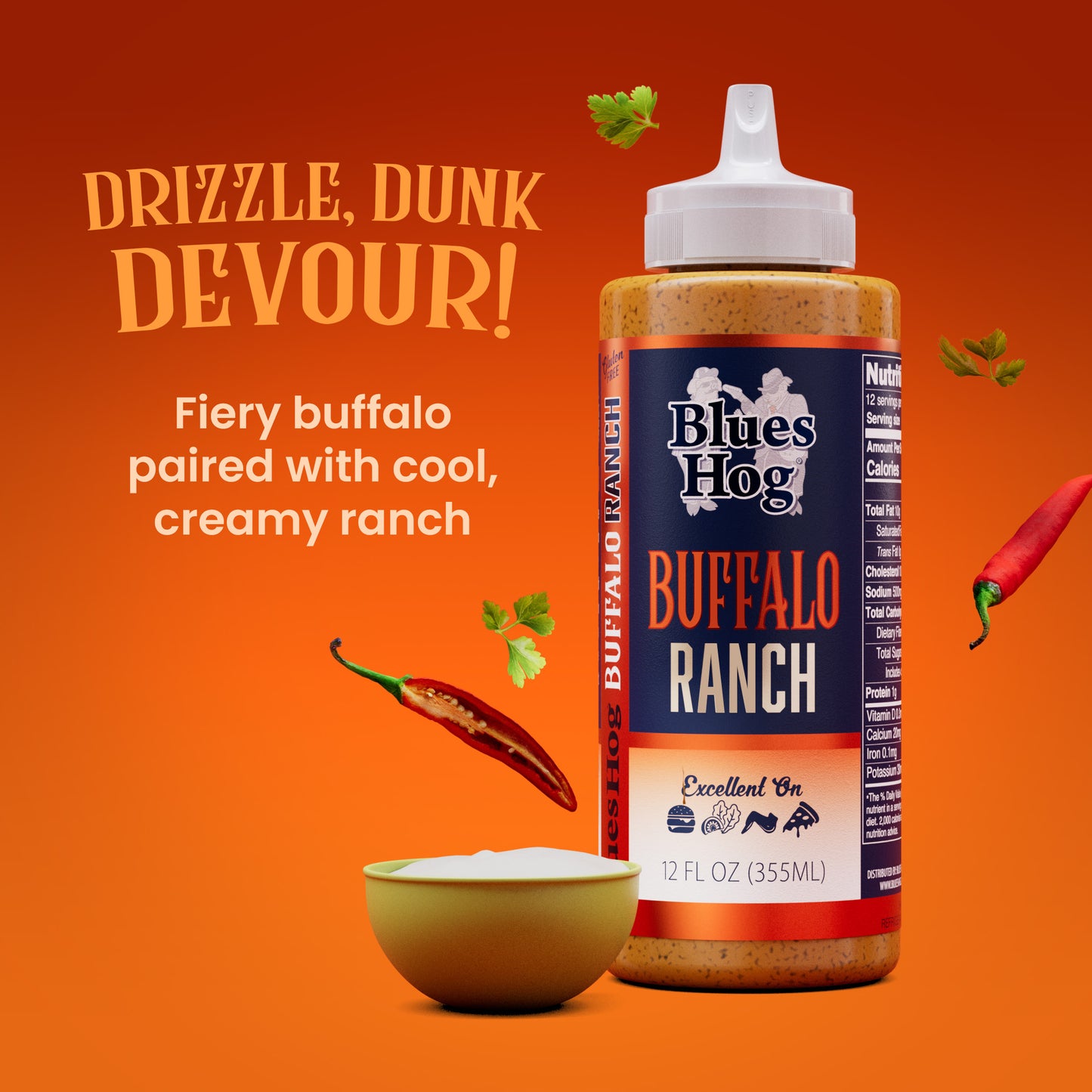 buffalo ranch dressing Homemade Buffalo Ranch Dressing