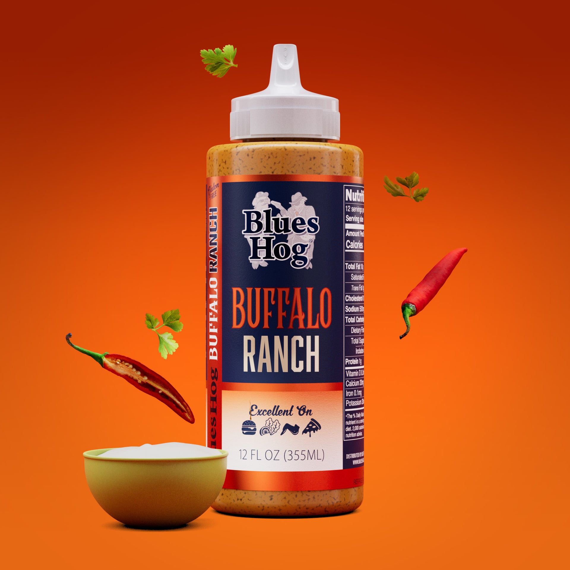 Blues Hog Buffalo Ranch Sauce 12 oz Blues Hog Buffalo Ranch Sauce 12 oz