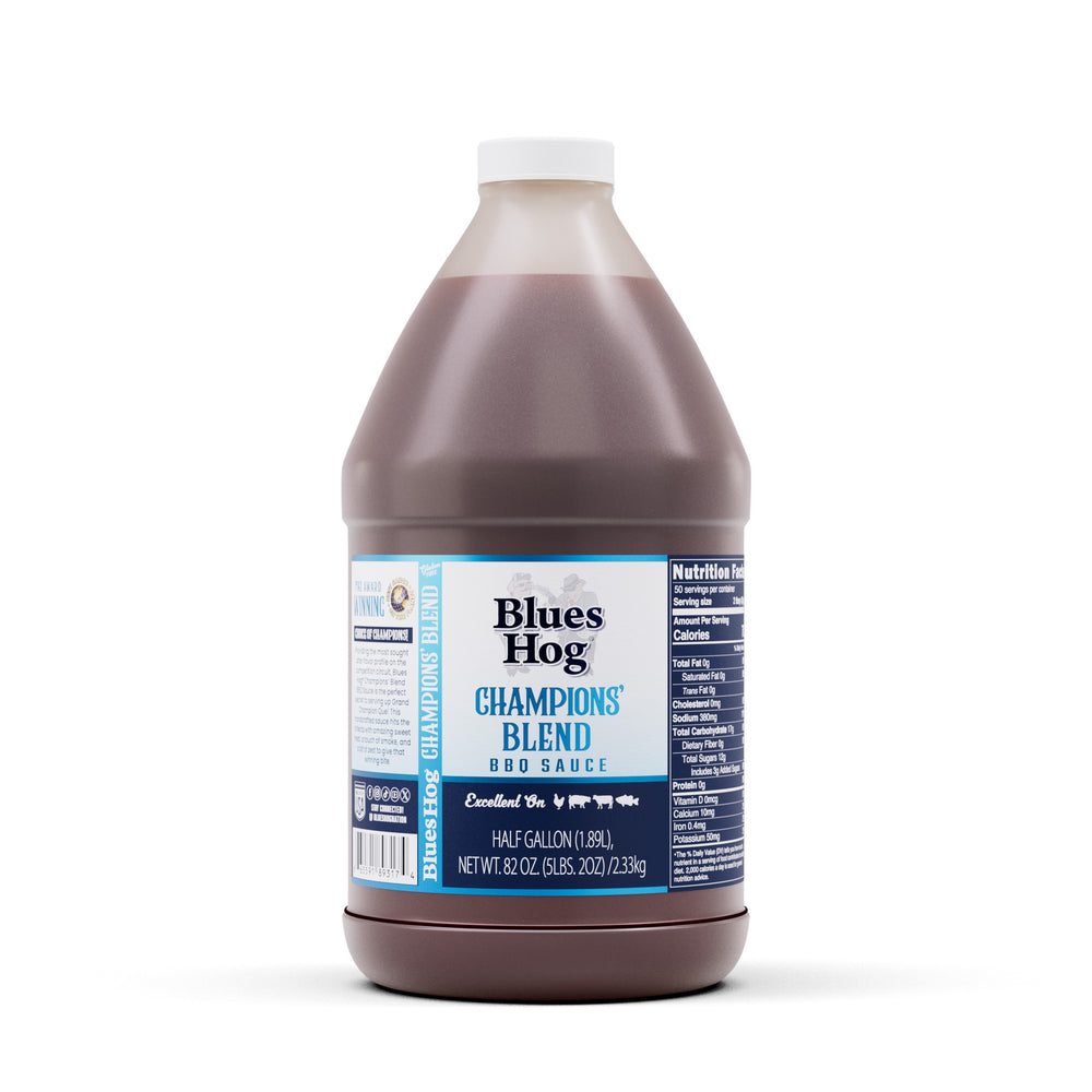 
                      
                        Champions' Blend BBQ Sauce - Half Gallon - Blues Hog
                      
                    