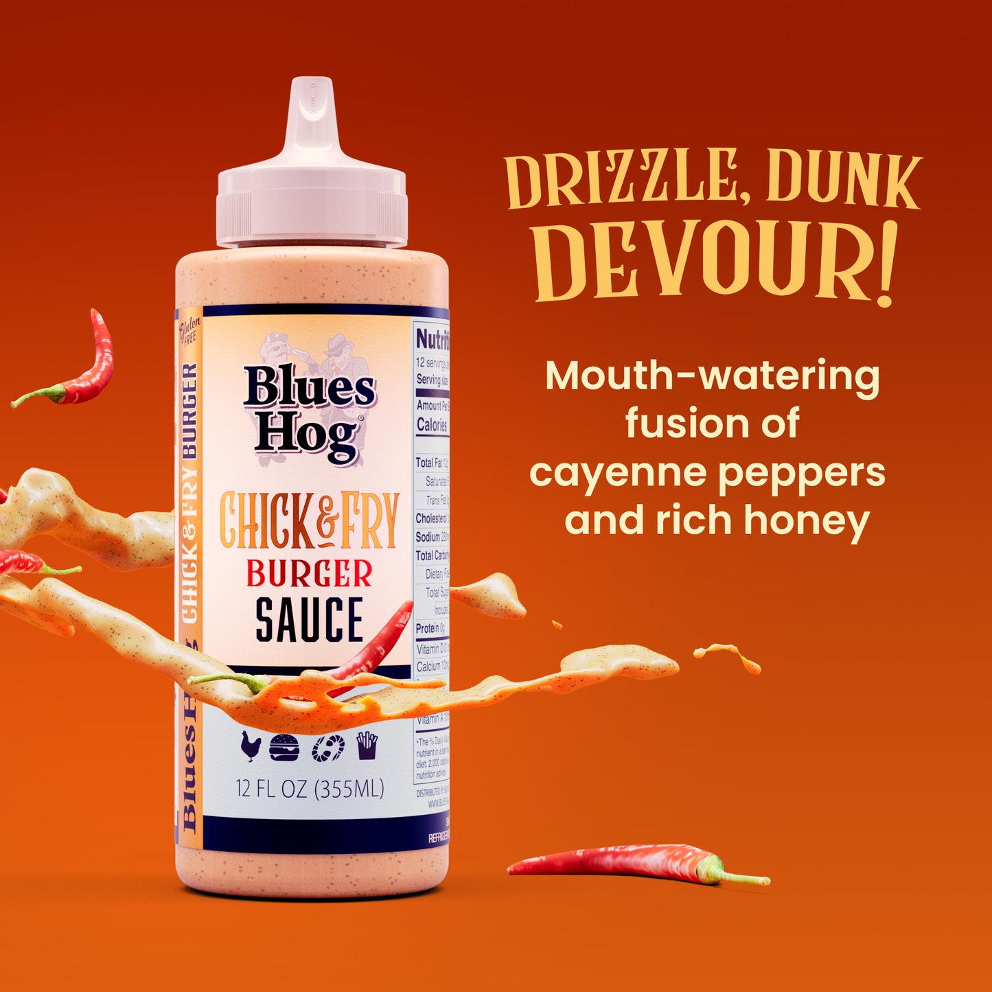Blues Hog 12 oz Chick & Fry Burger Sauce Blues Hog 12 oz Chick & Fry Burger Sauce