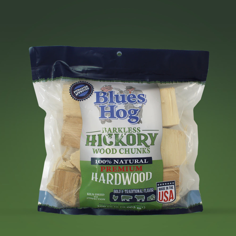 Blues Hog Barkless Hickory Wood Chunks - Blues Hog