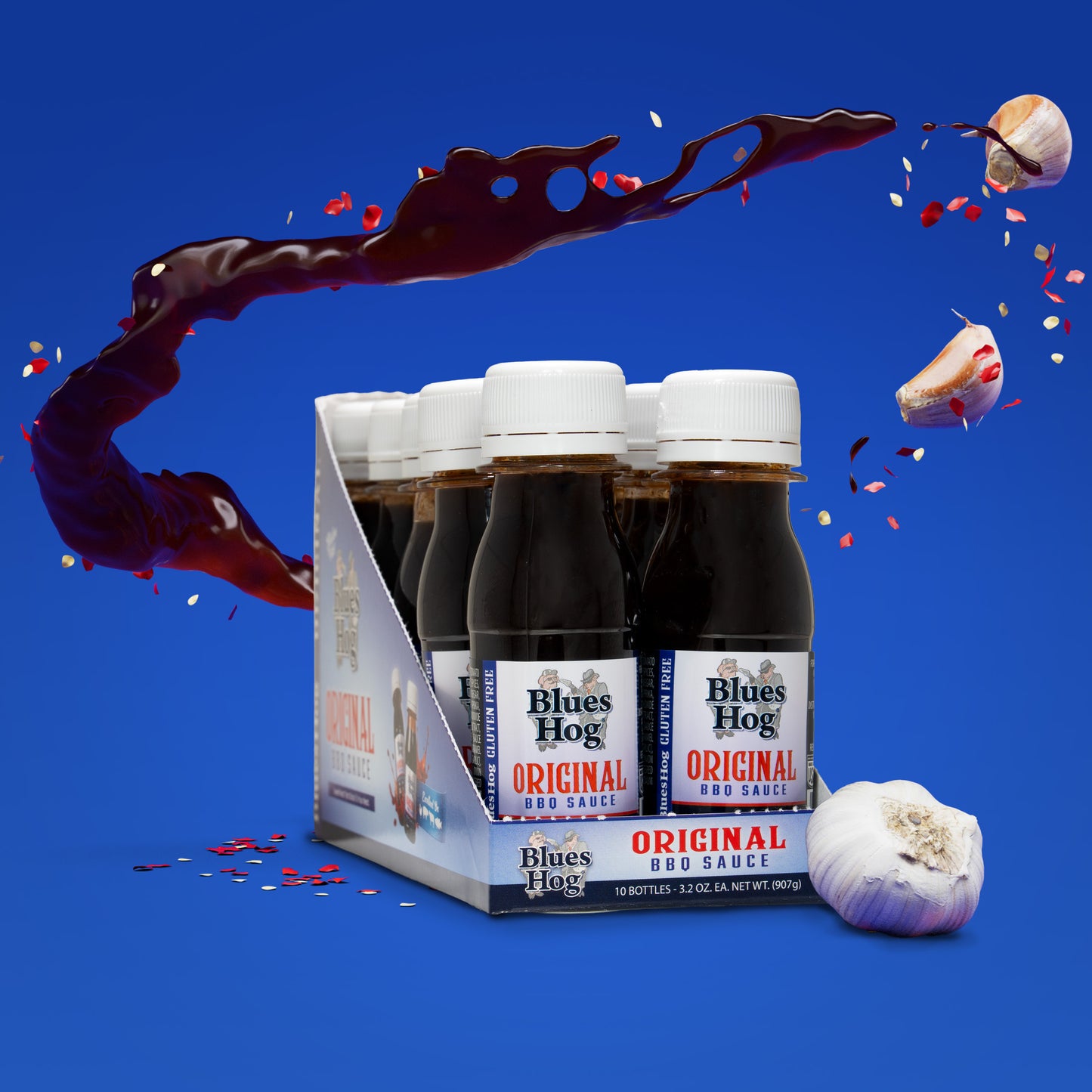 Mini 3 oz Sauce Bottles (10-Pack) - Blues Hog