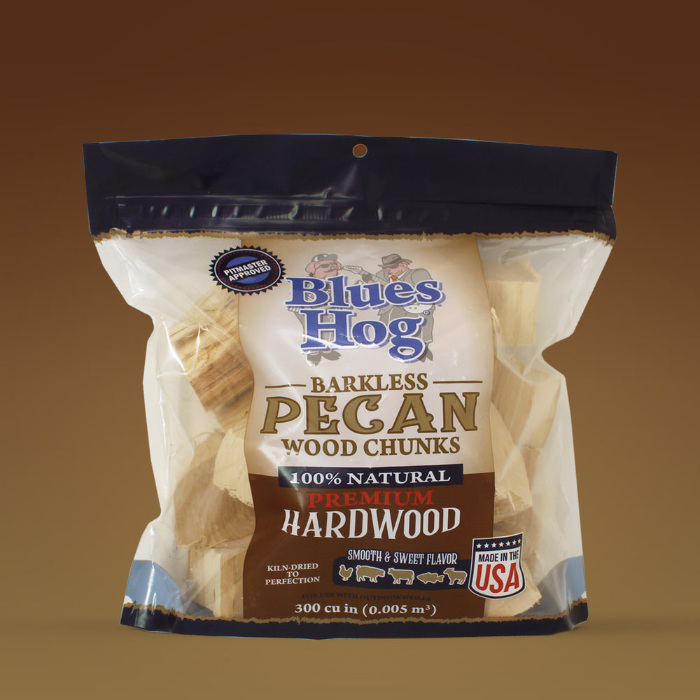 Blues Hog Barkless Pecan Wood Chunks - Blues Hog