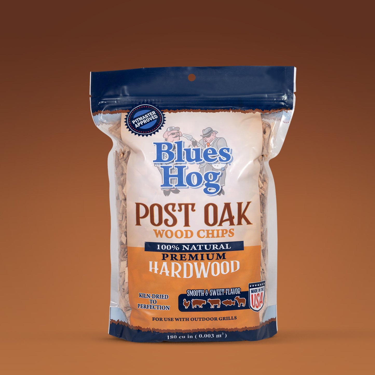 Blues Hog Post Oak Wood Chips - Blues Hog
