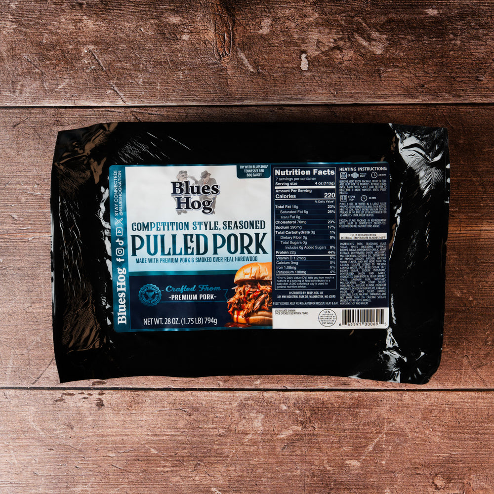 Competition Style, Pulled Pork - 1.75 lb. - Blues Hog