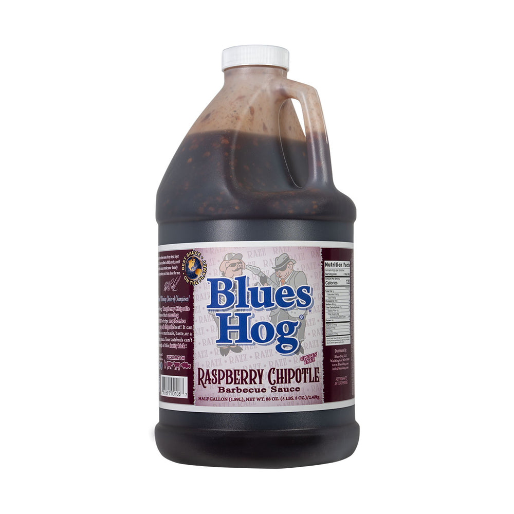 Raspberry Chipotle BBQ Sauce - Half Gallon - Blues Hog